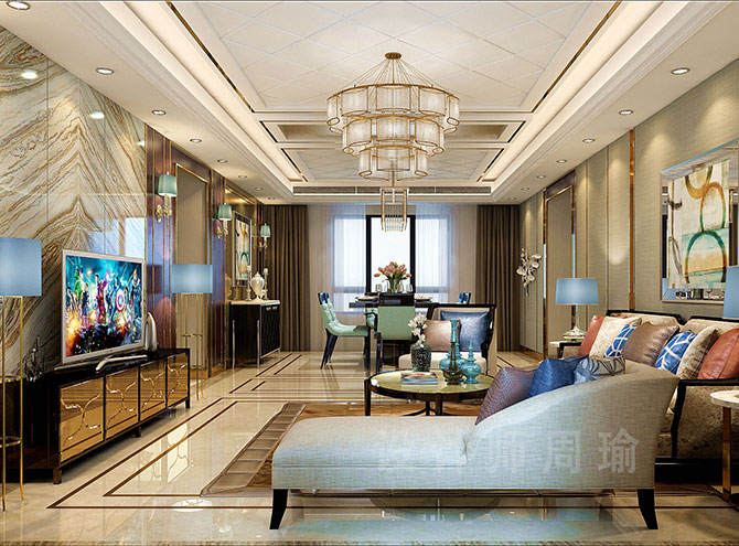 亚洲骚逼世纪江尚三室两厅168平装修设计效果欣赏